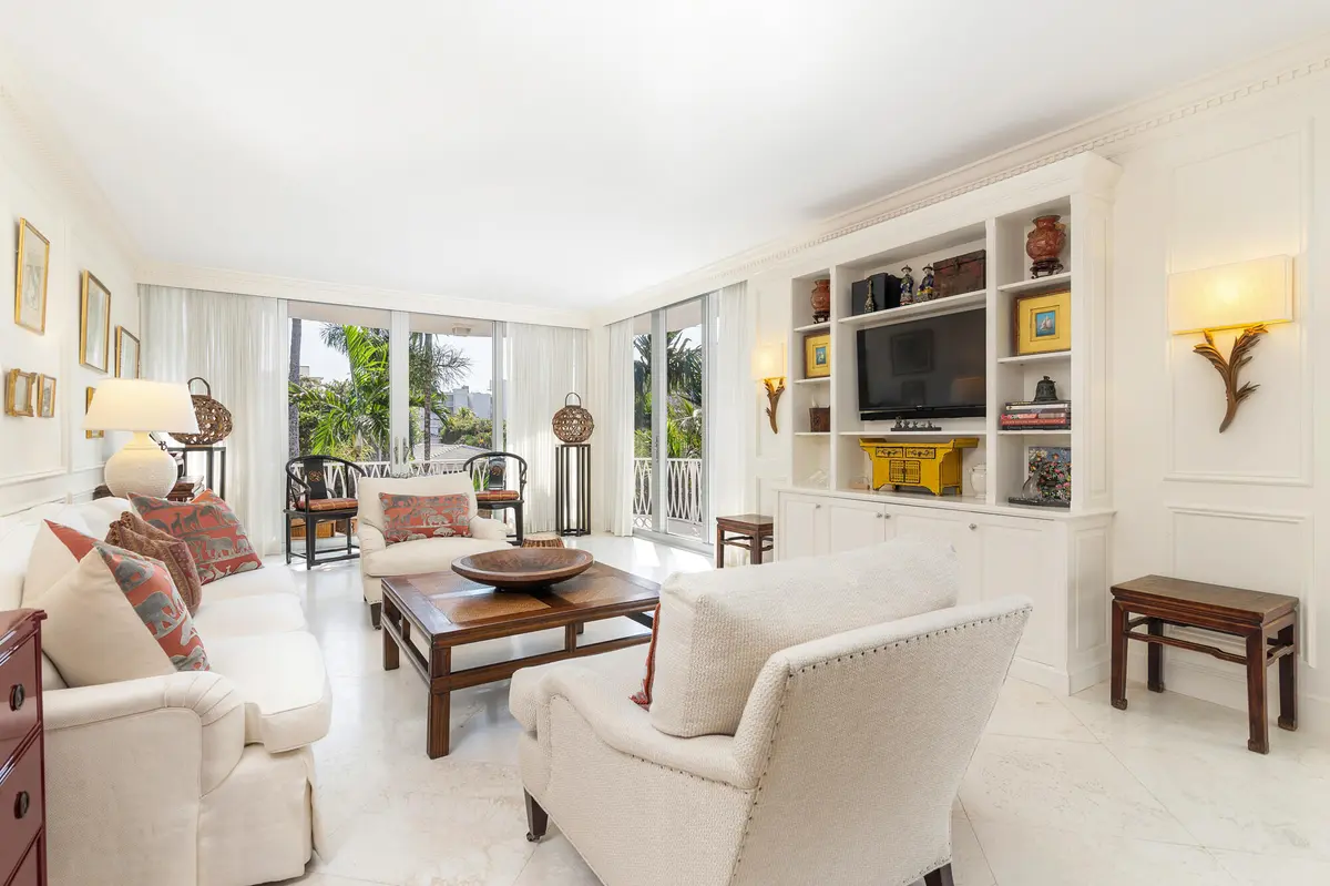 living room at 429 Australian Avenue 110, Palm Beach