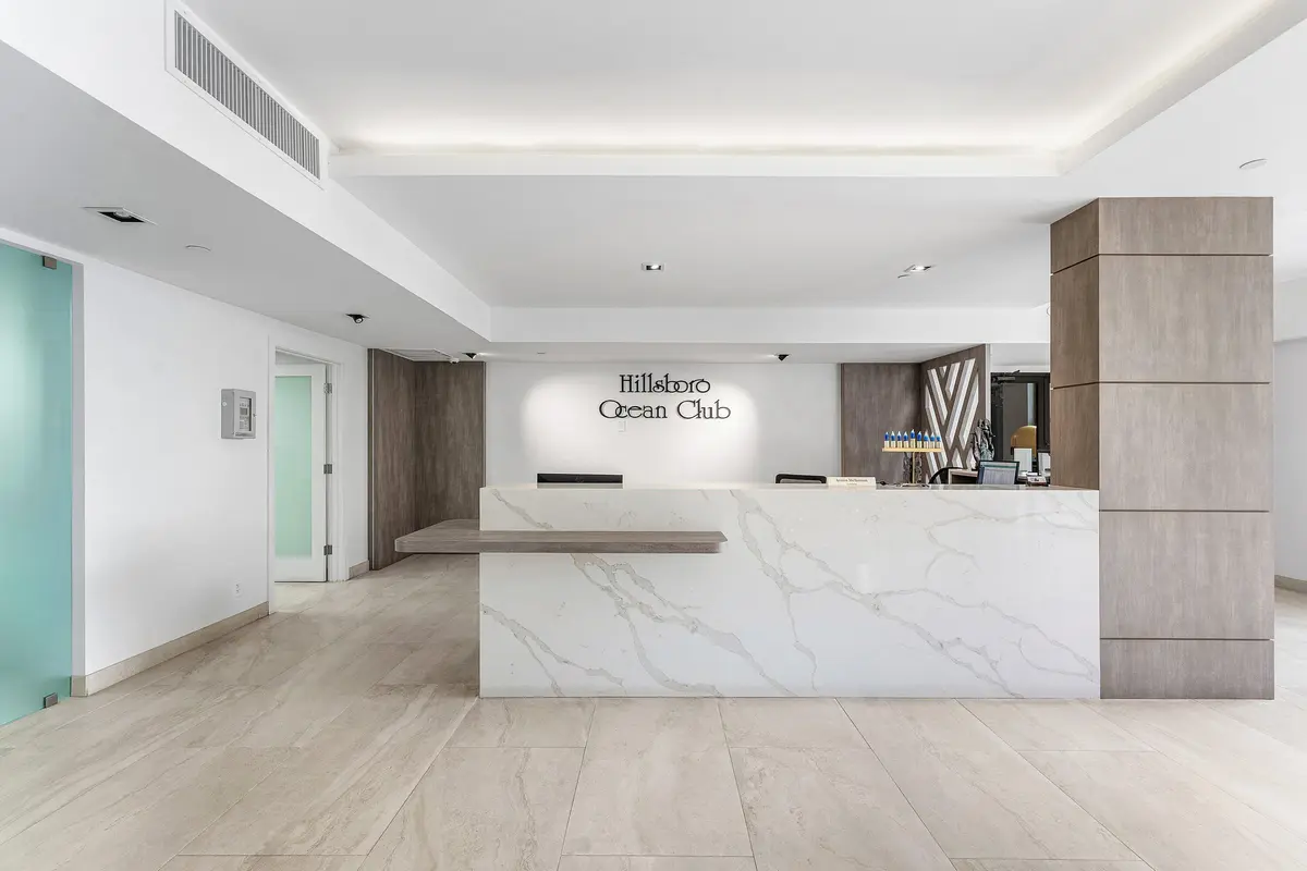 Building Reception at 1155 Hillsboro Mile 109, Hillsboro Beach