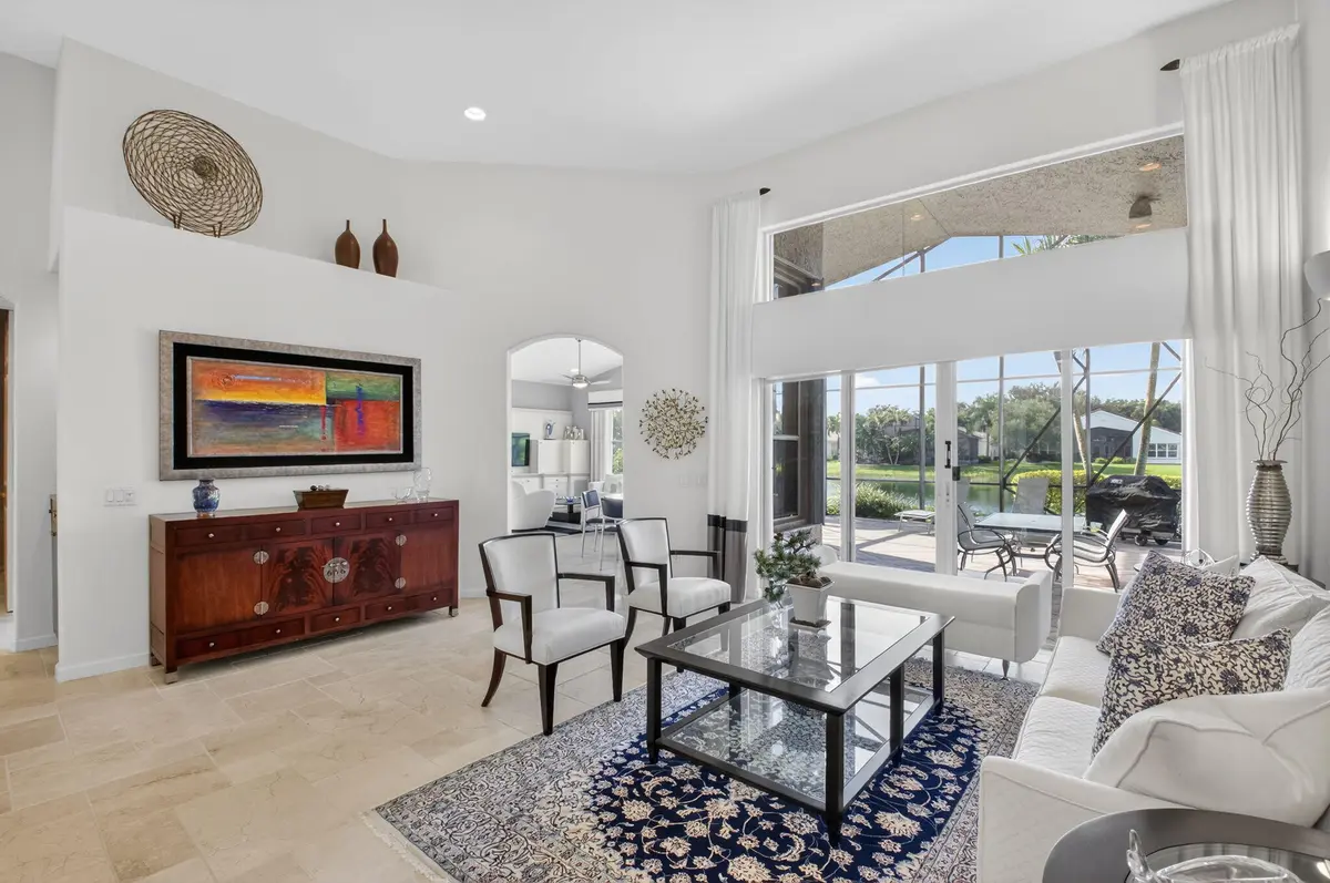 LIVING ROOM at 13197 Alhambra Lake Circle, Delray Beach