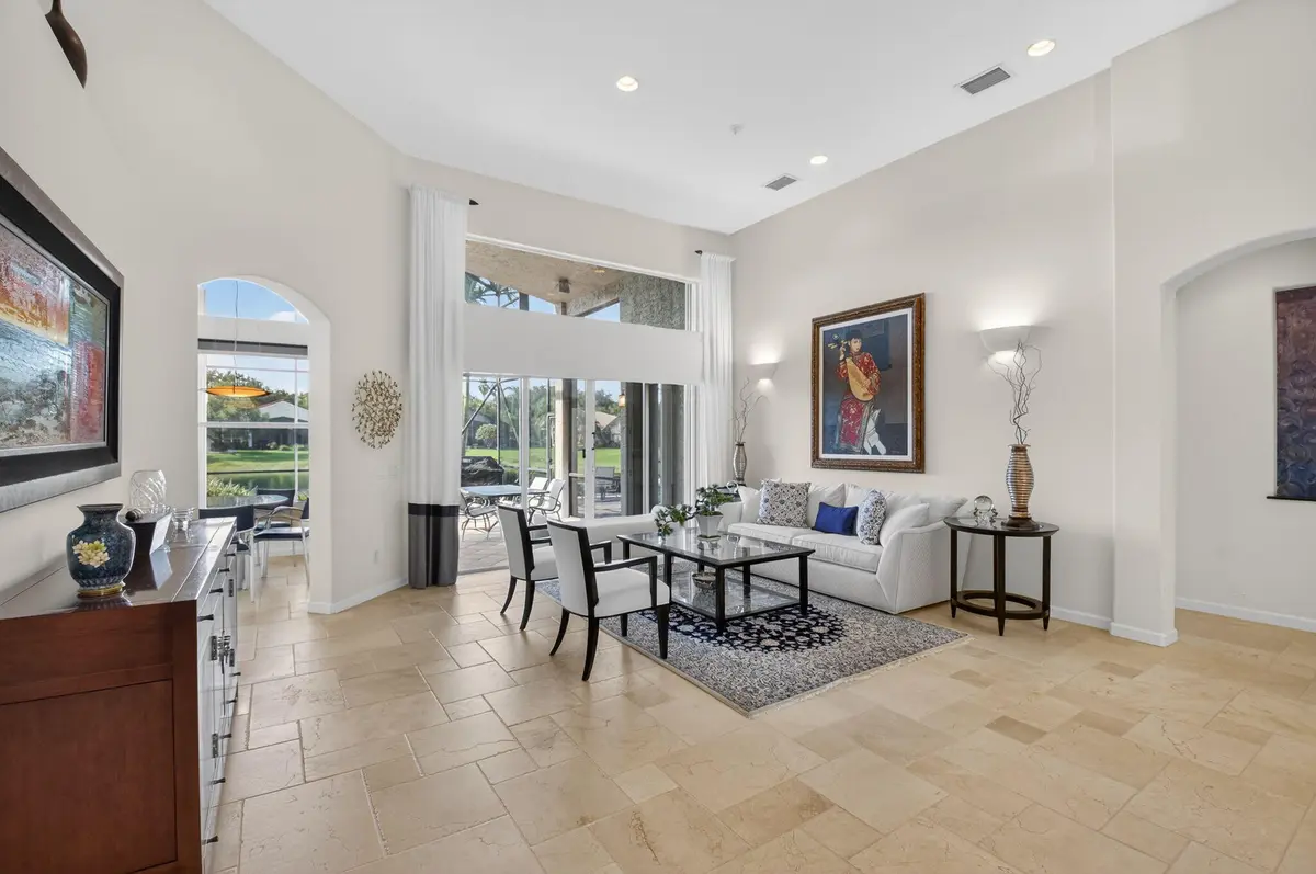 LIVING ROOM at 13197 Alhambra Lake Circle, Delray Beach