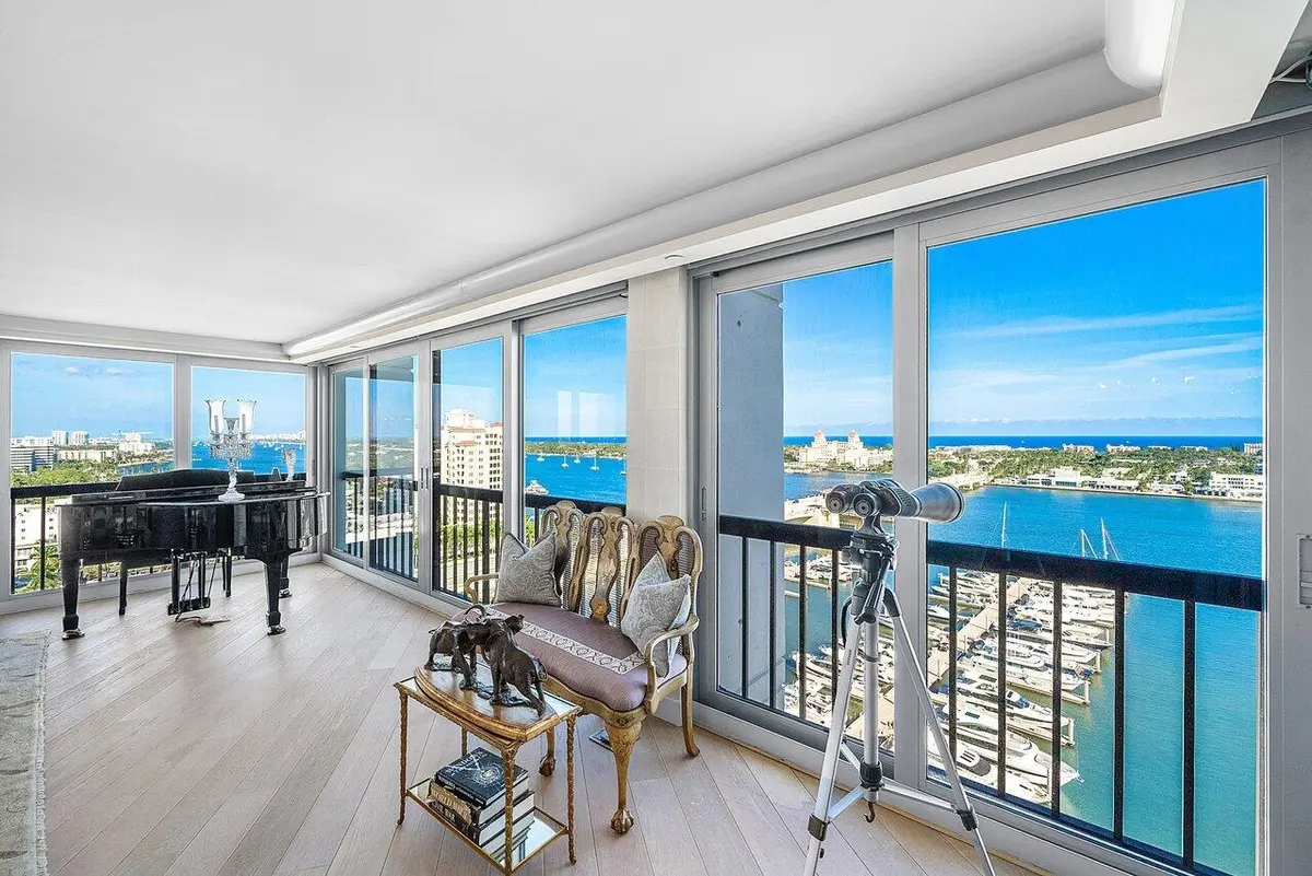 Enclosed Balcony at 400 N Flagler Drive 2201, West Palm Beach
