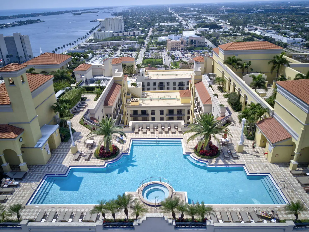 Rooftop Pool/Spa at 701 S Olive Avenue 1602, West Palm Beach