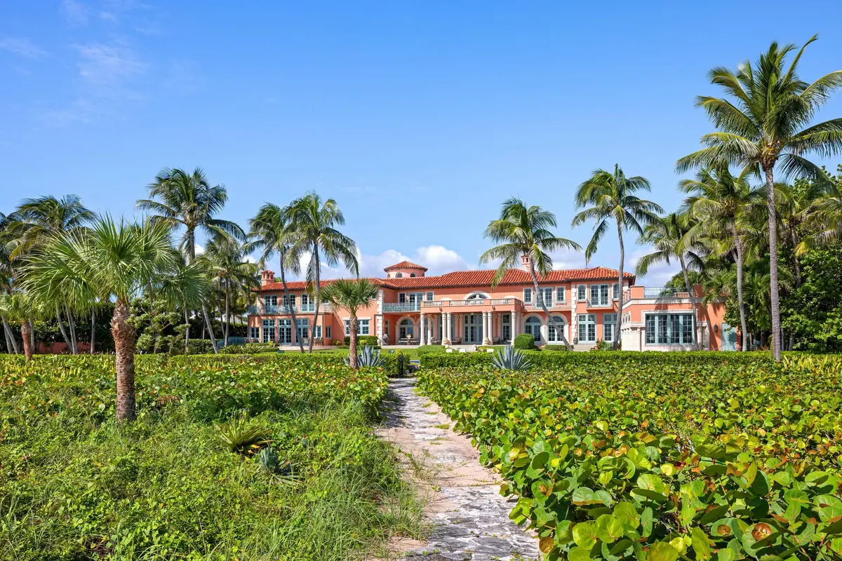 Rear Exterior at 1491 N Ocean Boulevard, Palm Beach