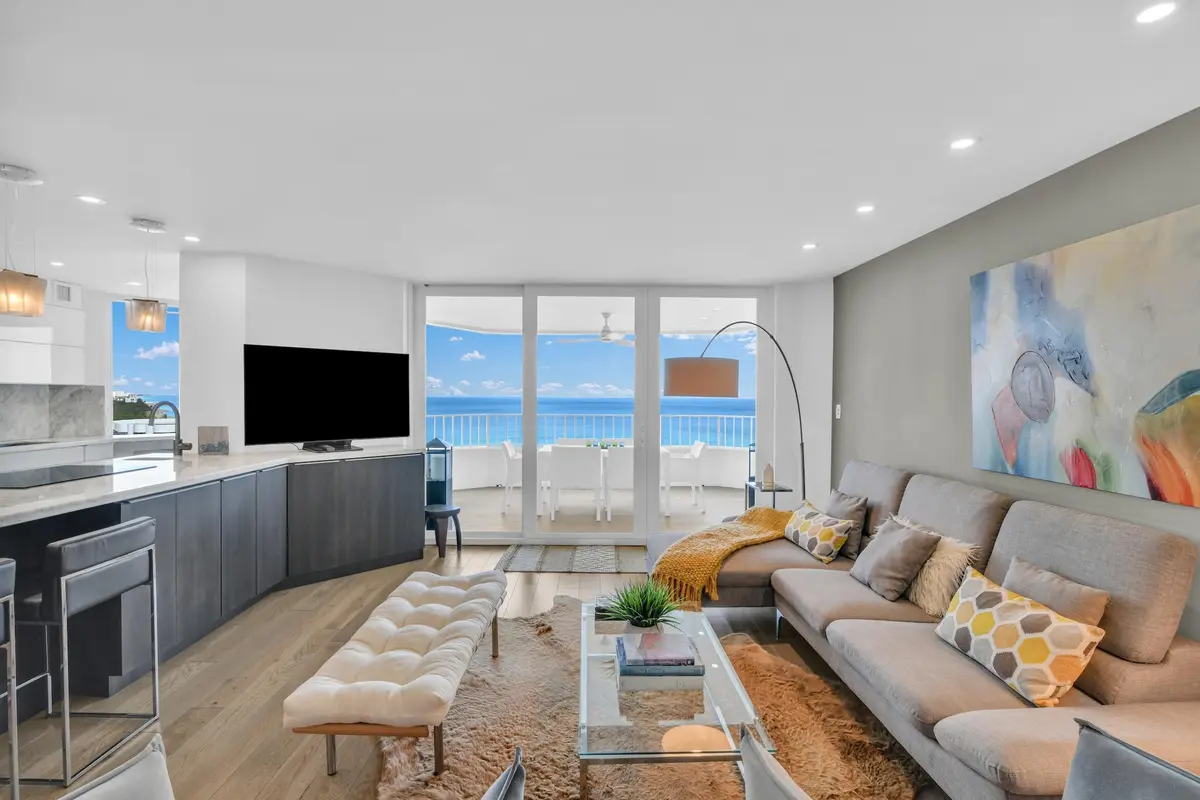 Living Room at 500 S Ocean Boulevard 1905, Boca Raton
