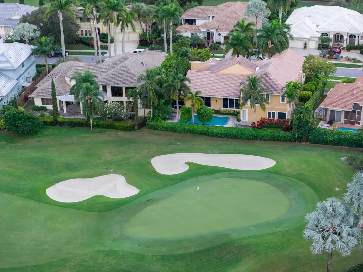 View From Golf Course at 7355 Mandarin Drive, Boca Raton