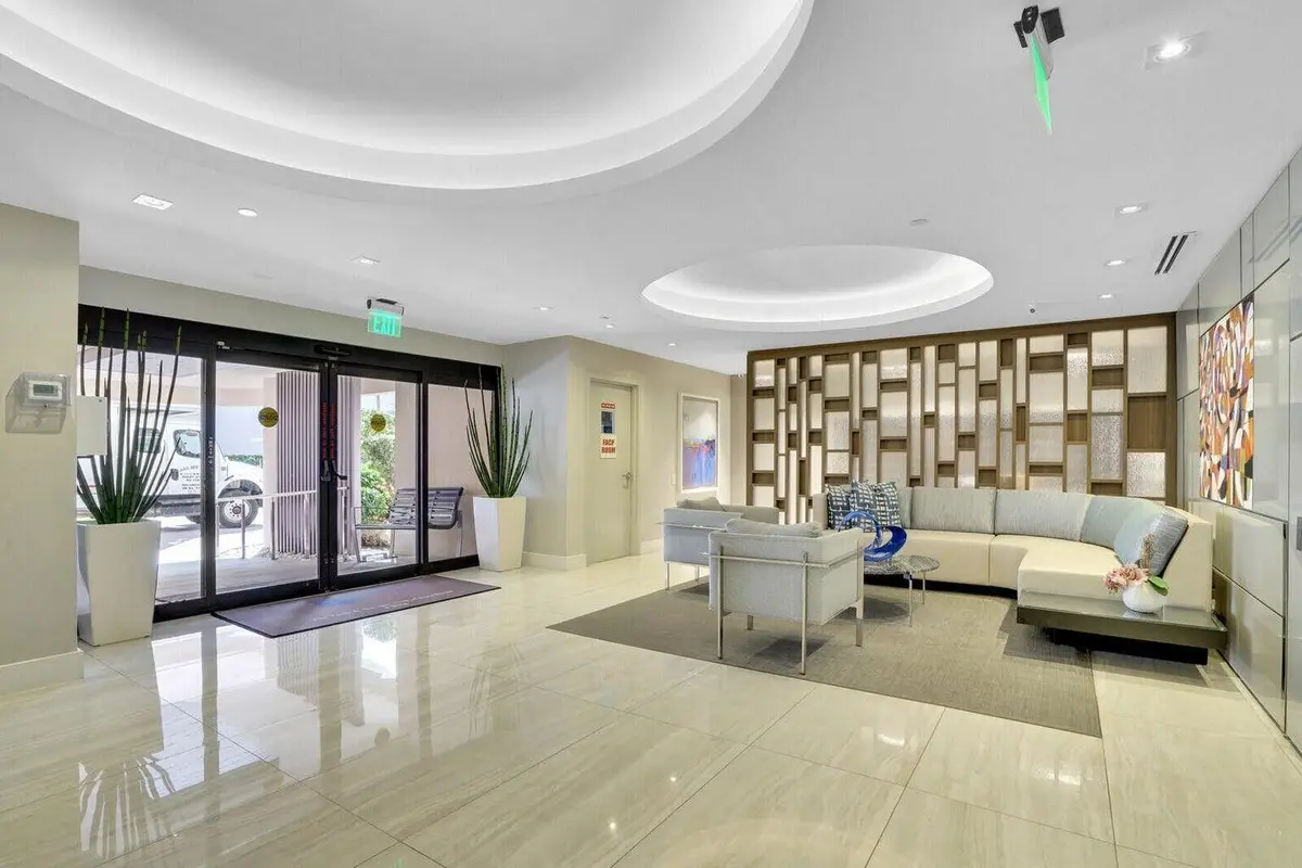 Building Lobby at 2697 N Ocean Boulevard F-604, Boca Raton