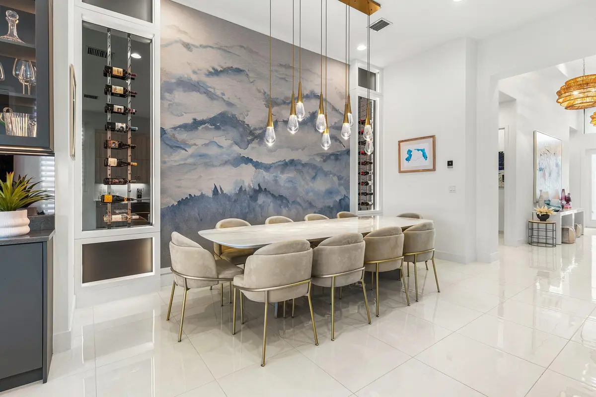 Custom Dining Room at 8233 Essex Country Club Drive, Boca Raton