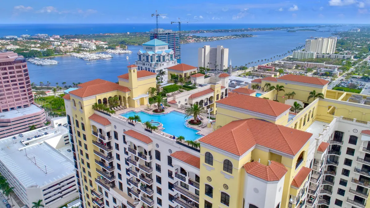 Aerial Views at 701 S Olive Avenue 1004, West Palm Beach