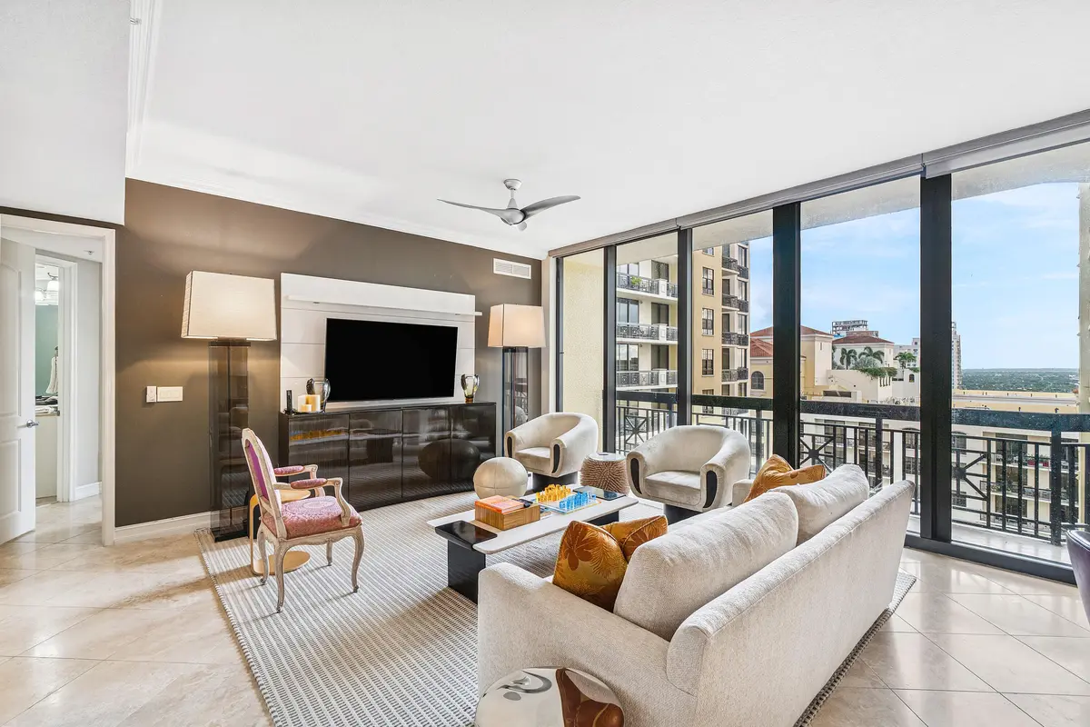 Open Light-Filled Floor Plan at 701 S Olive Avenue 1706, West Palm Beach