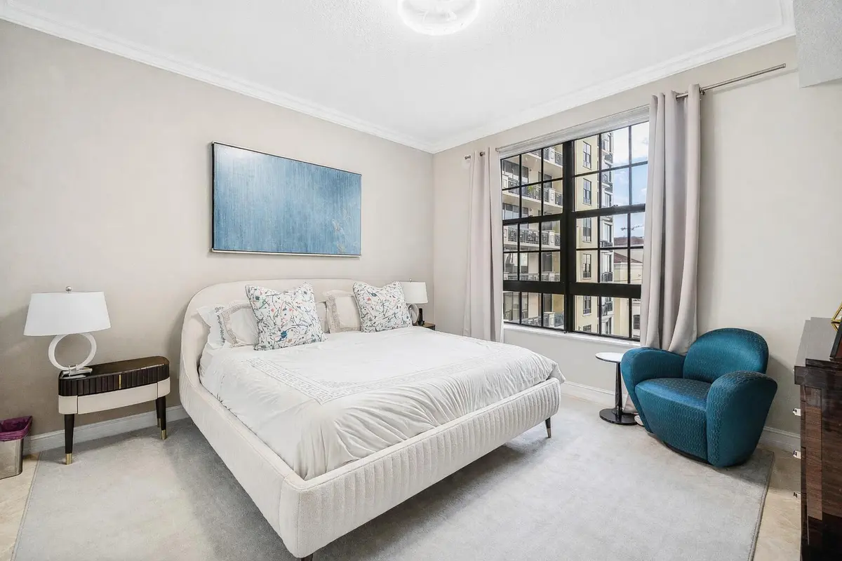 Primary Bedroom Suite at 701 S Olive Avenue 1706, West Palm Beach