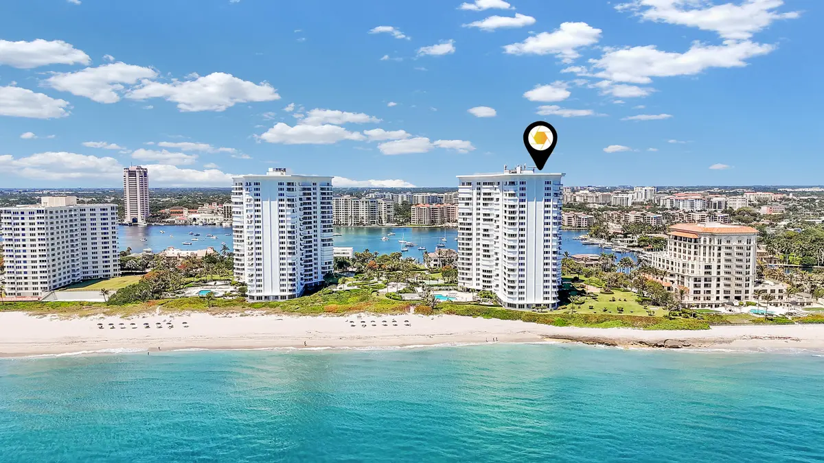 Aerial View at 500 S Ocean Boulevard 303, Boca Raton