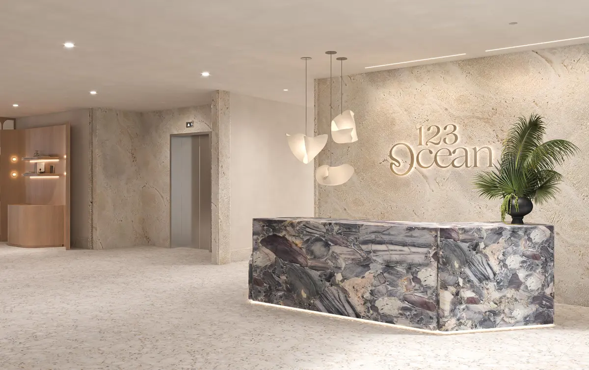 1_Reception at 123 Ocean Drive Ph G, Palm Beach Shores