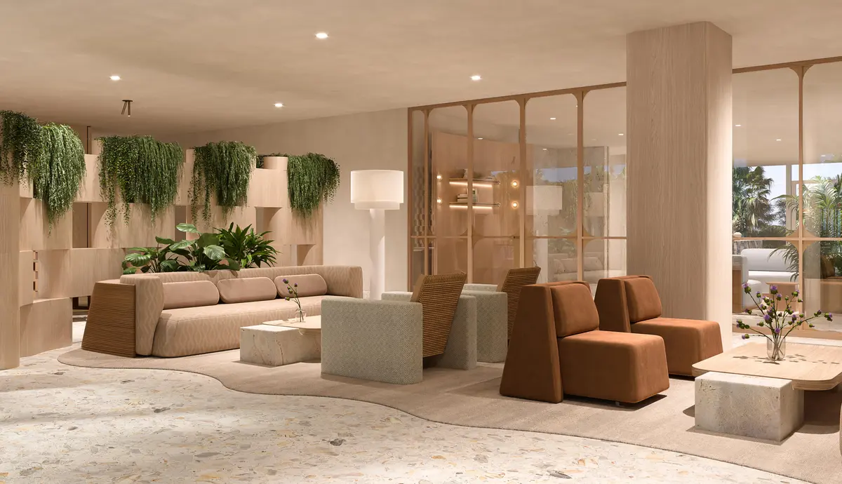 3_Lounge Area at 123 Ocean Drive Ph G, Palm Beach Shores
