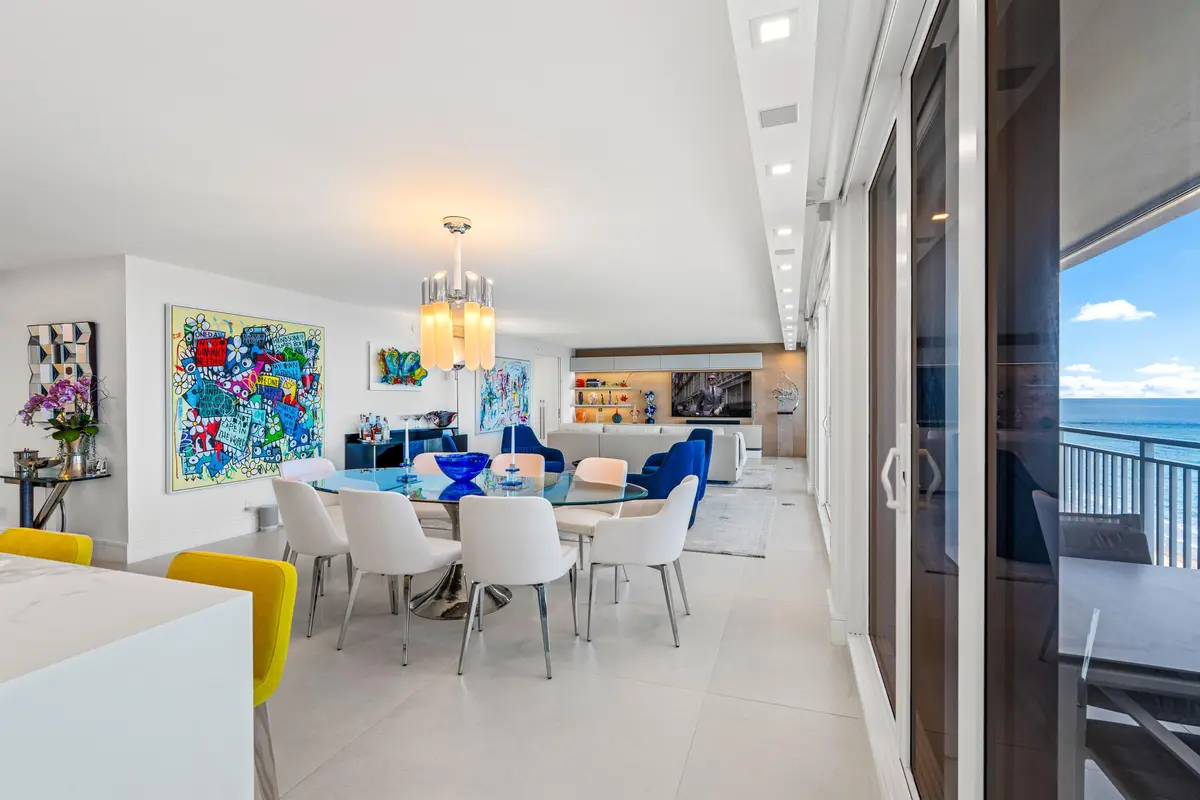 DINING ROOM at 2600 S Ocean Boulevard 19e, Boca Raton