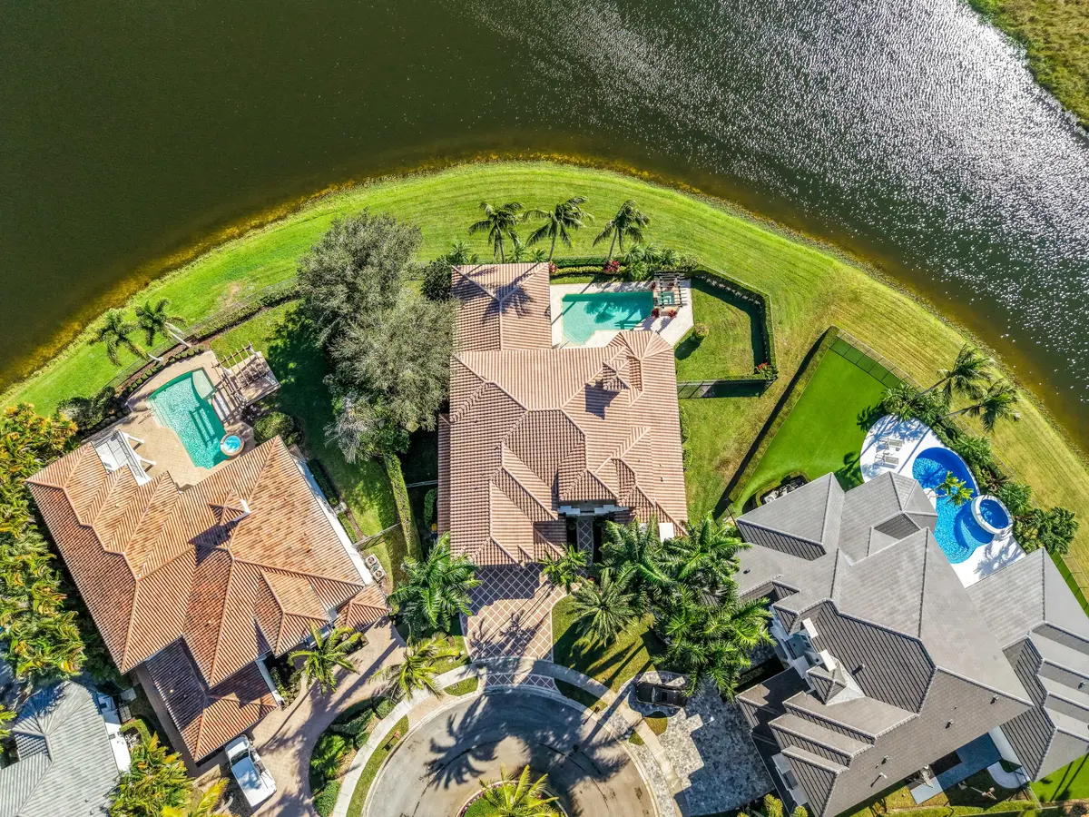 Aerial at 17602 Middle Lake Drive, Boca Raton