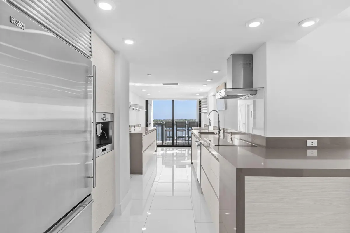 Kitchen at 400 N Flagler Drive 1206, West Palm Beach