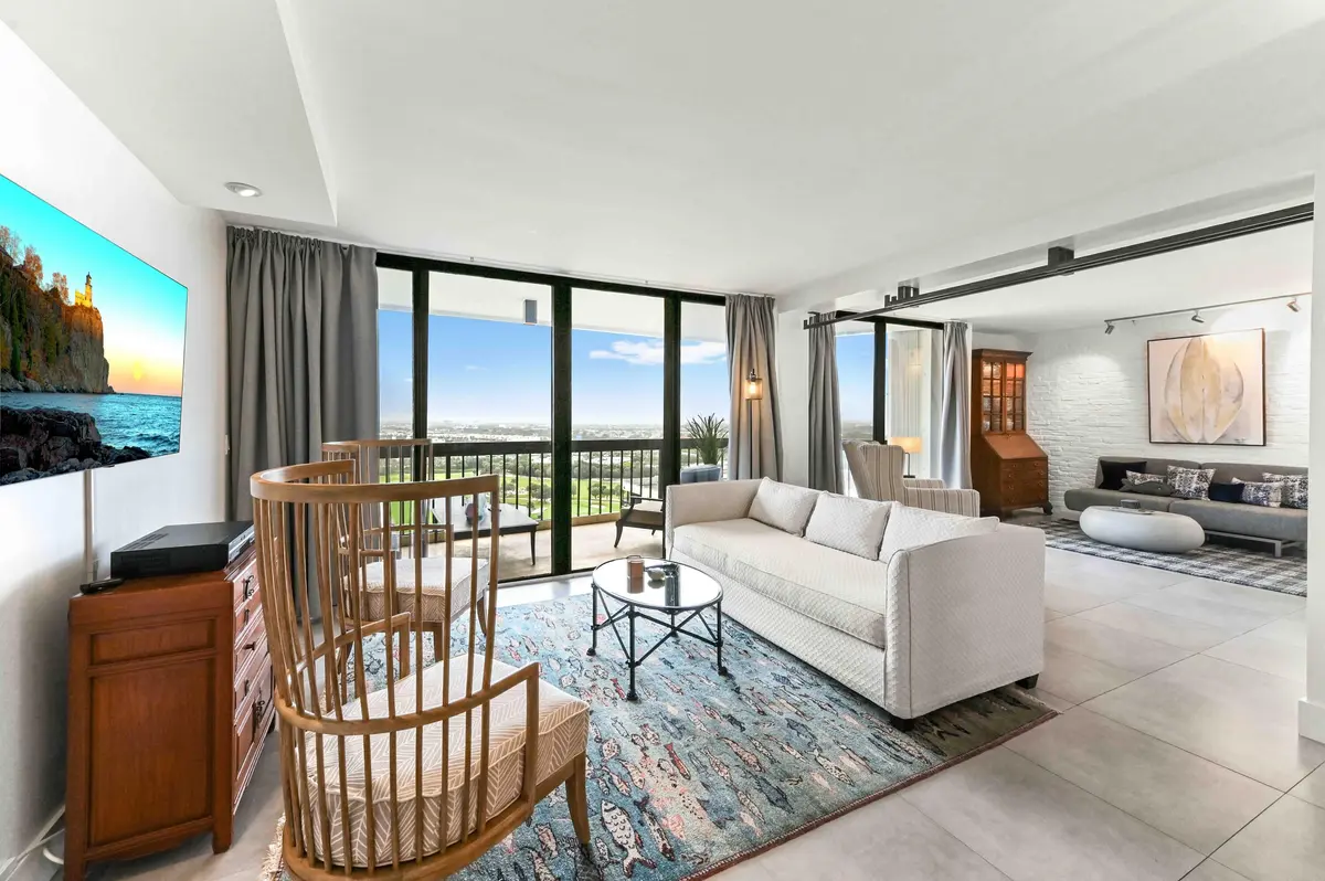 21 living room 01 at 2425 Presidential Way 1806, West Palm Beach