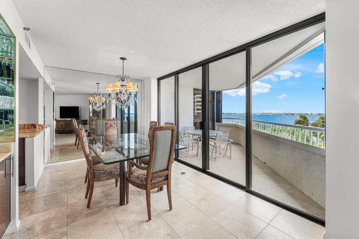 Dining Room at 5070 N Ocean Drive 3b, Singer Island