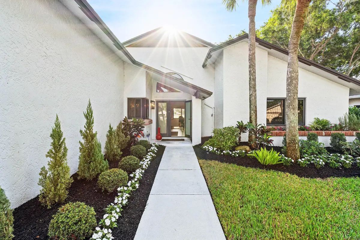 Front Covered Entrance at 16576 Boca Delray Drive, Delray Beach