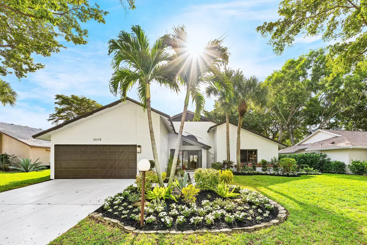 Large Front Yard & NEW Roof at 16576 Boca Delray Drive, Delray Beach