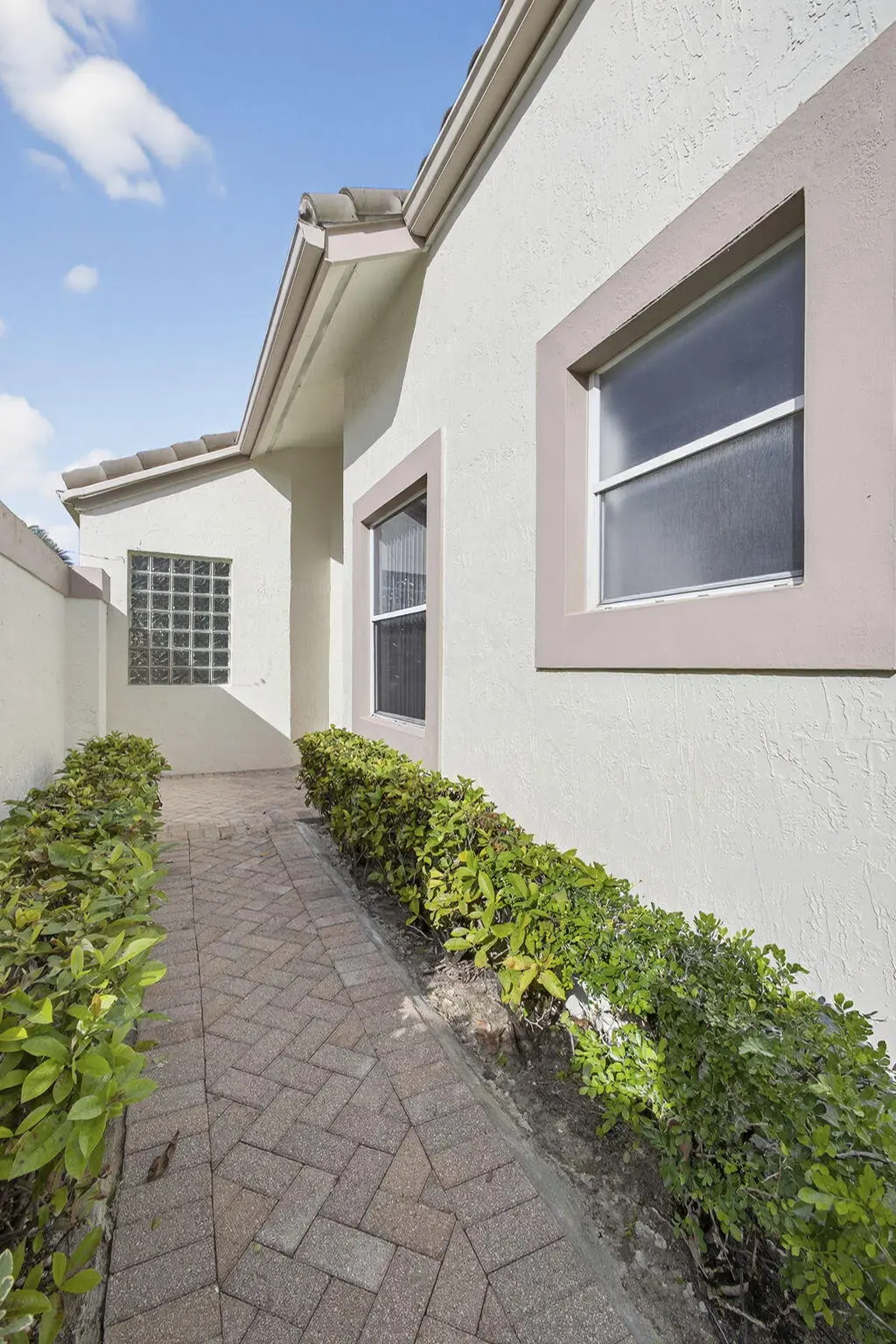 walk to front door at 6375 Three Lakes Lane, Boynton Beach