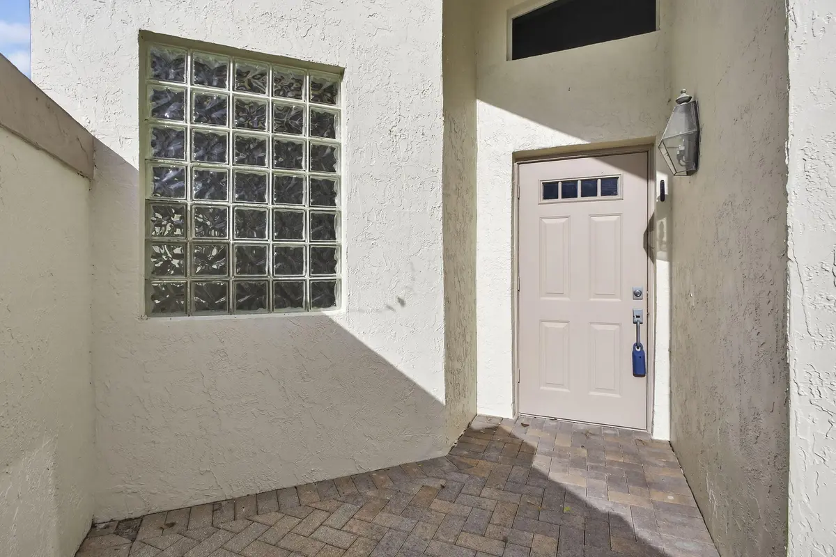 front door at 6375 Three Lakes Lane, Boynton Beach