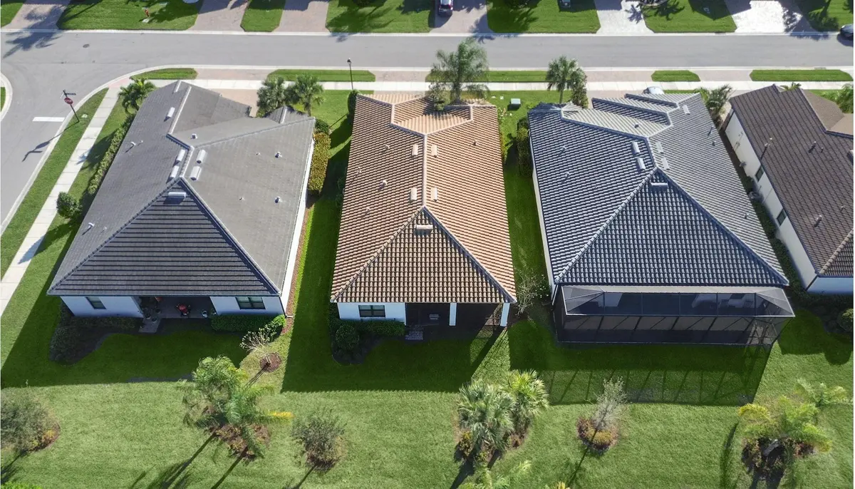 Aerial Rear at 623 SE Villandry Way, Port St. Lucie