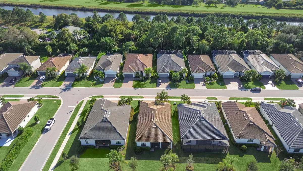 Aerial Rear at 623 SE Villandry Way, Port St. Lucie