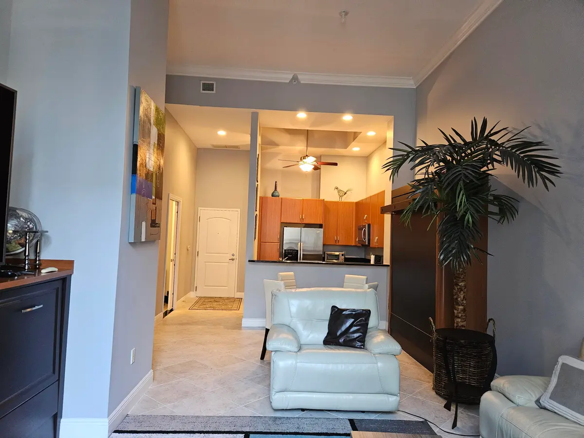 Living room at 701 S Olive Avenue 317, West Palm Beach
