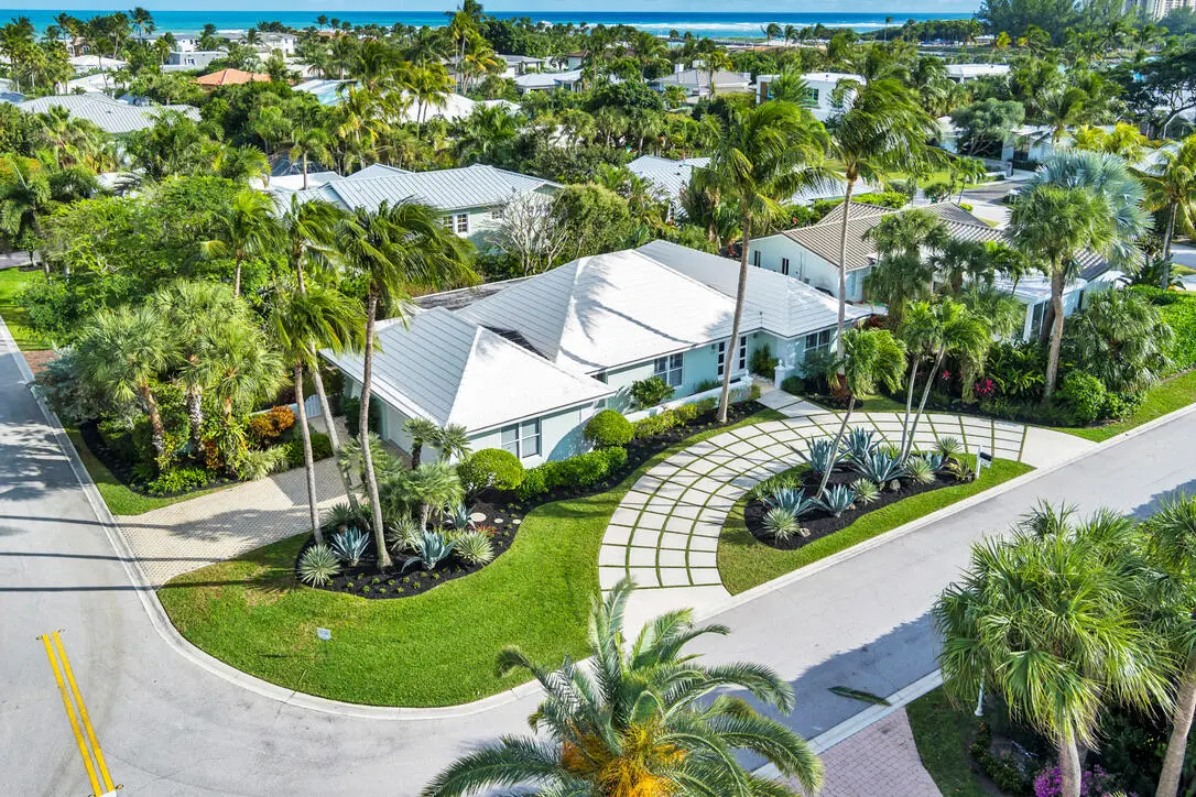 Front Aerial at 234 Shelter Lane, Jupiter Inlet Colony