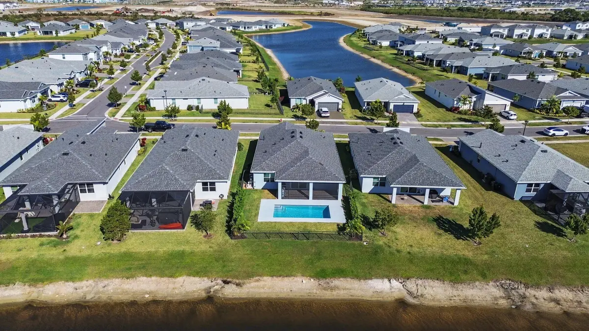 Aerial Rear at 14198 SW Harker Street, Port St. Lucie