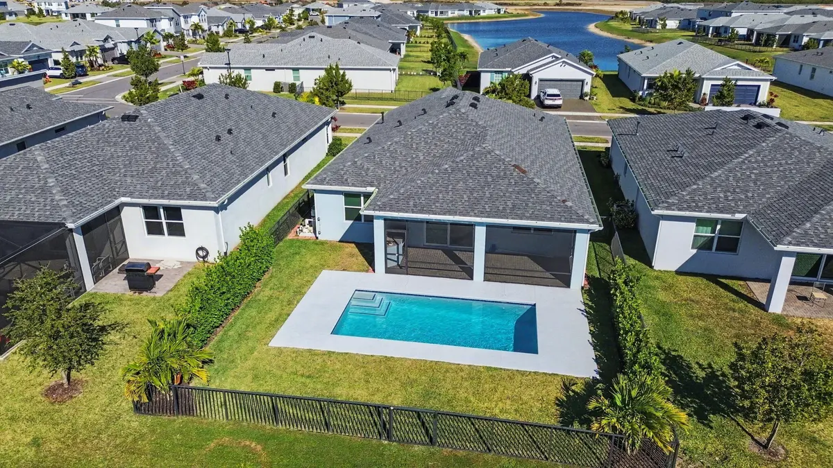 Aerial Rear at 14198 SW Harker Street, Port St. Lucie