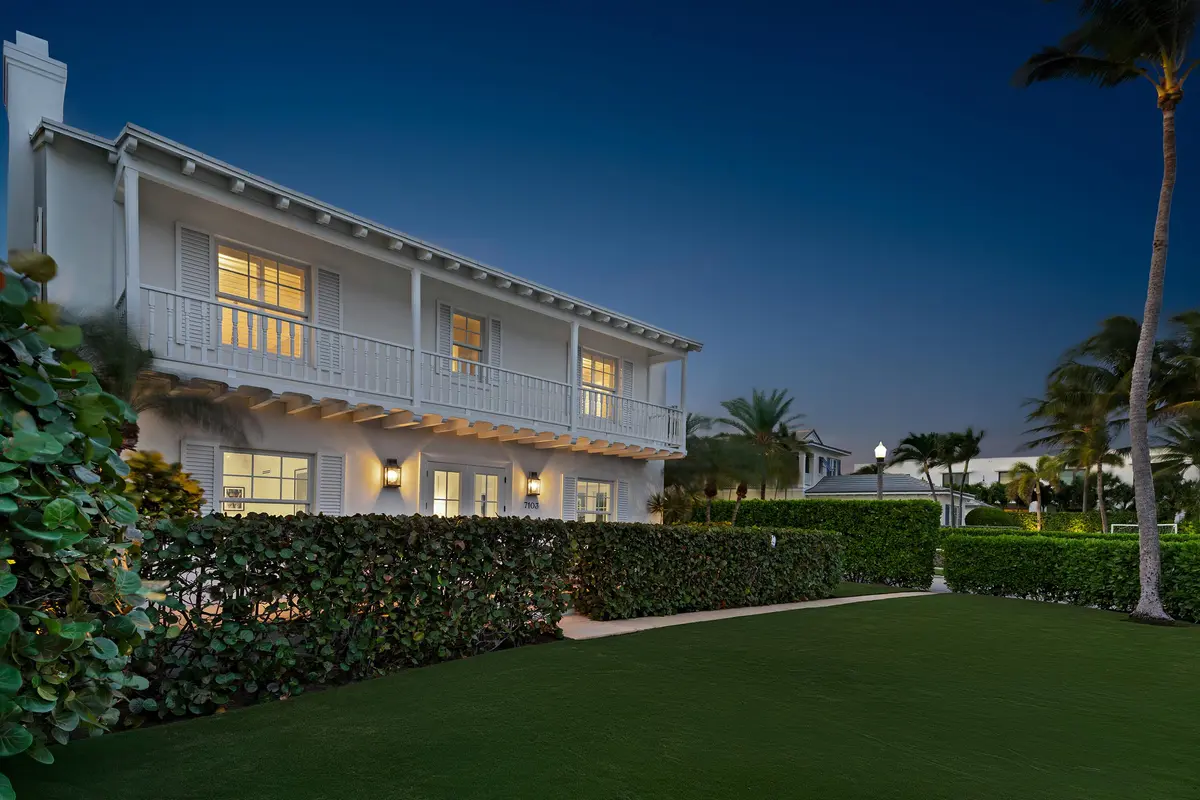 Exterior Front at 7103 S Flagler Drive, West Palm Beach