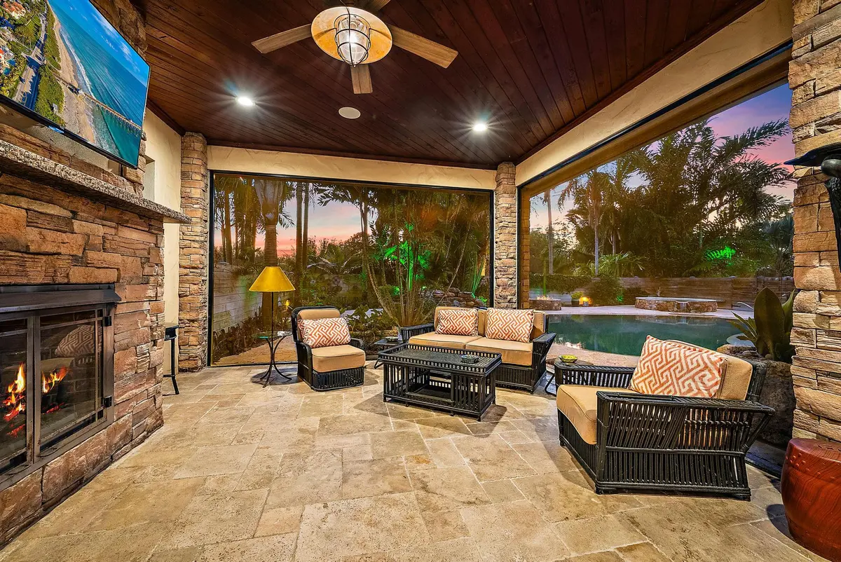 Porch Sitting Area at 709 SW Imperial Drive, Palm City