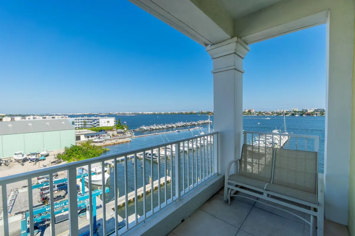 Balcony off Primary Bedroom at 806 E Windward Way Ph 1, Lantana