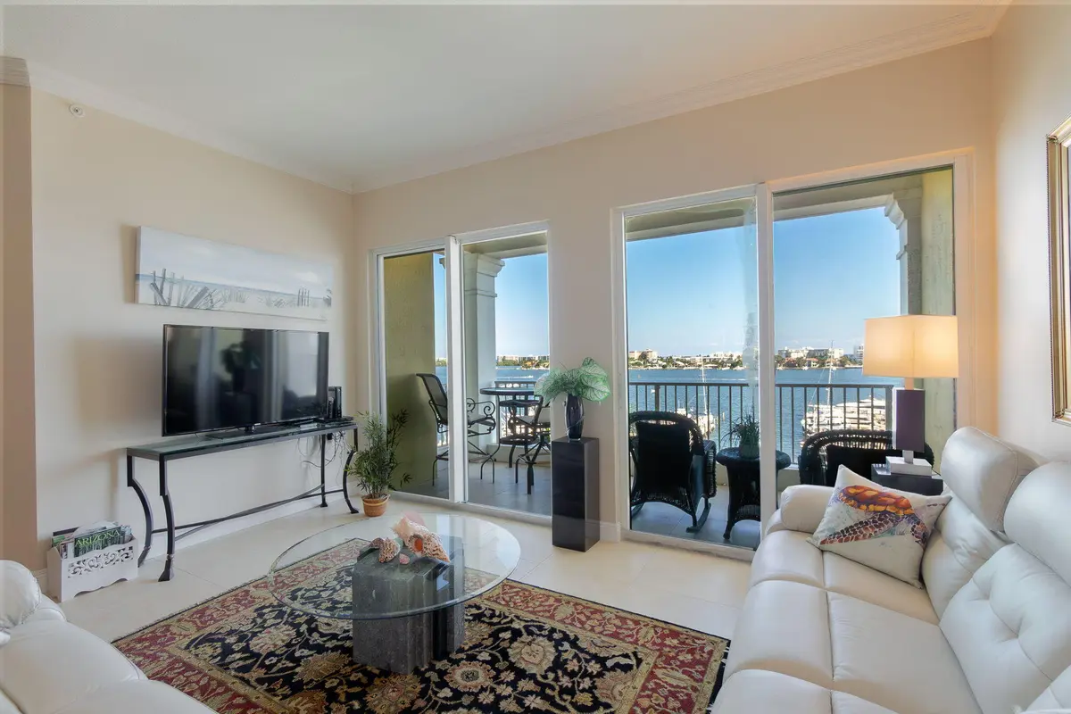 Living Area with Vies to Intracoastal at 806 E Windward Way Ph 1, Lantana