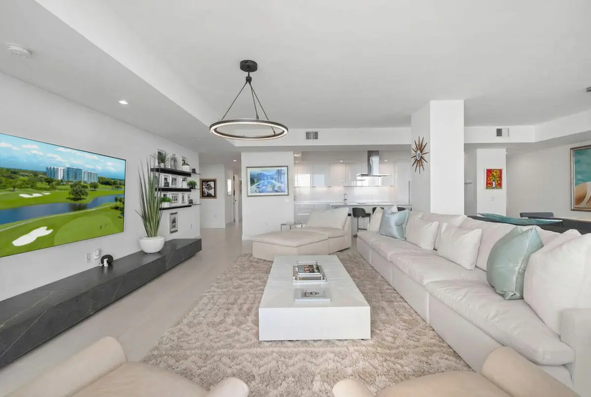 livingroom-01-white-tv at 20155 Boca West Drive C504, Boca Raton