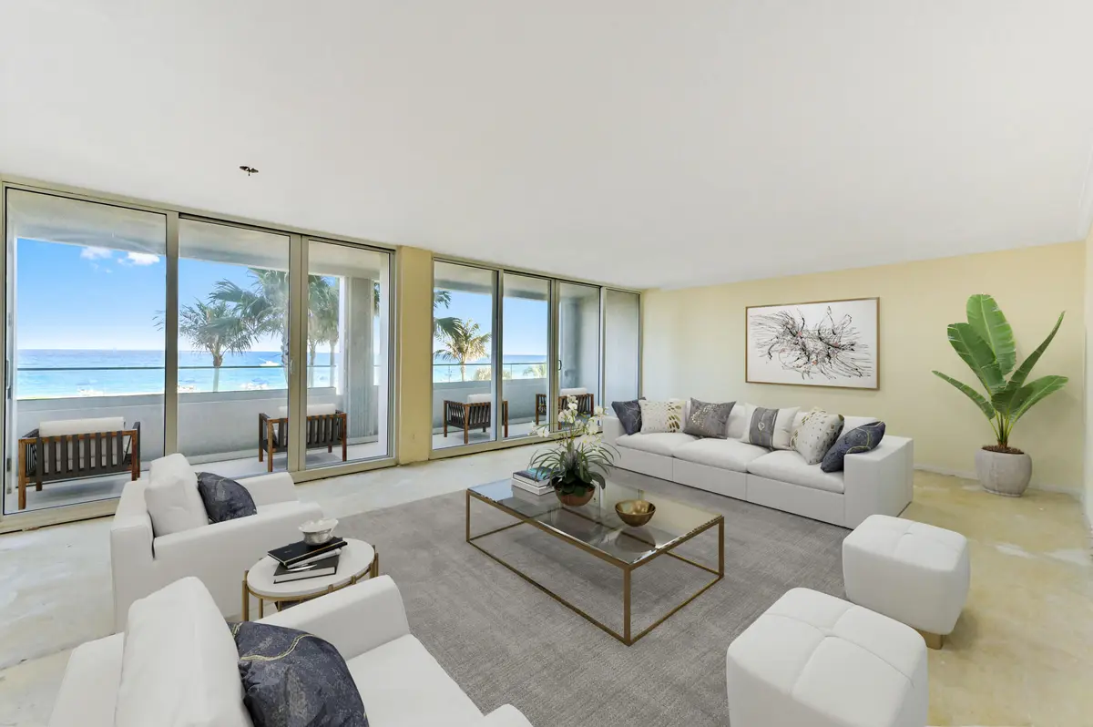 Virtually Staged at 2800 S Ocean Boulevard 2-K, Boca Raton