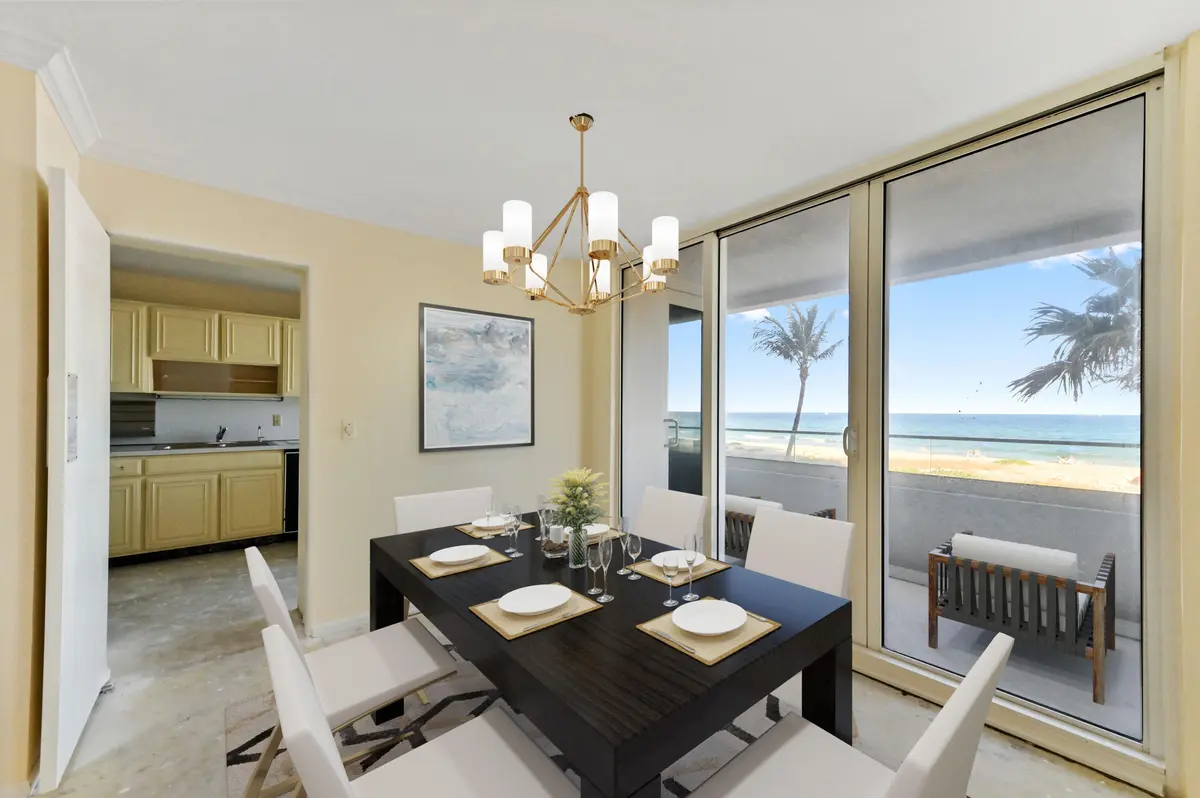 Virtually Staged at 2800 S Ocean Boulevard 2-K, Boca Raton
