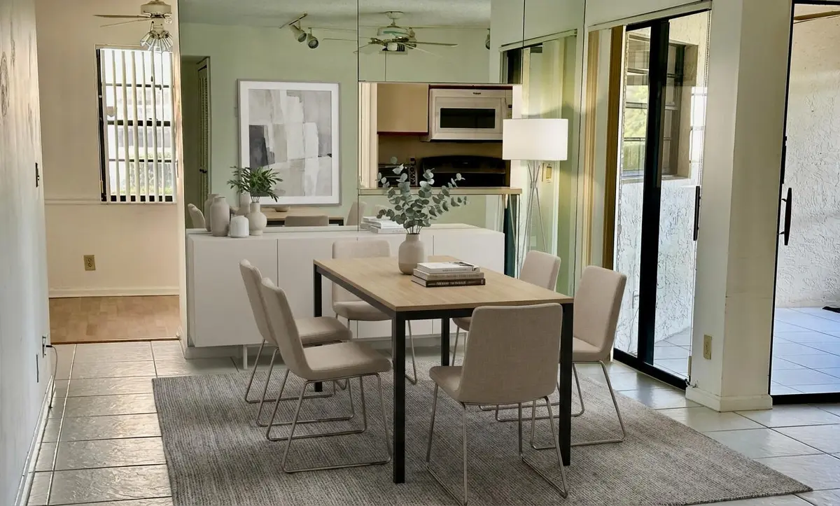 STAGED DINING AREA at 5819 Parkwalk Drive, Boynton Beach