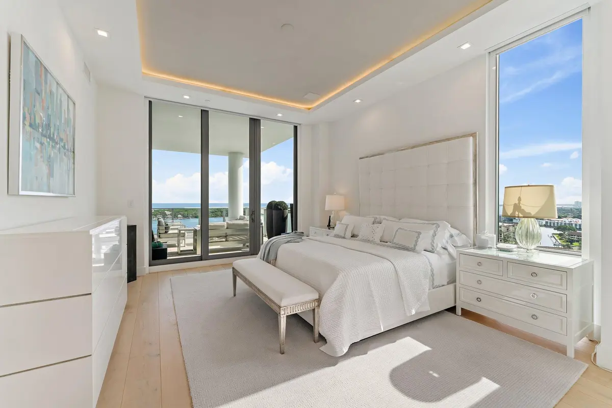 Primary Bedroom at 3 Water Club Way 1902, North Palm Beach