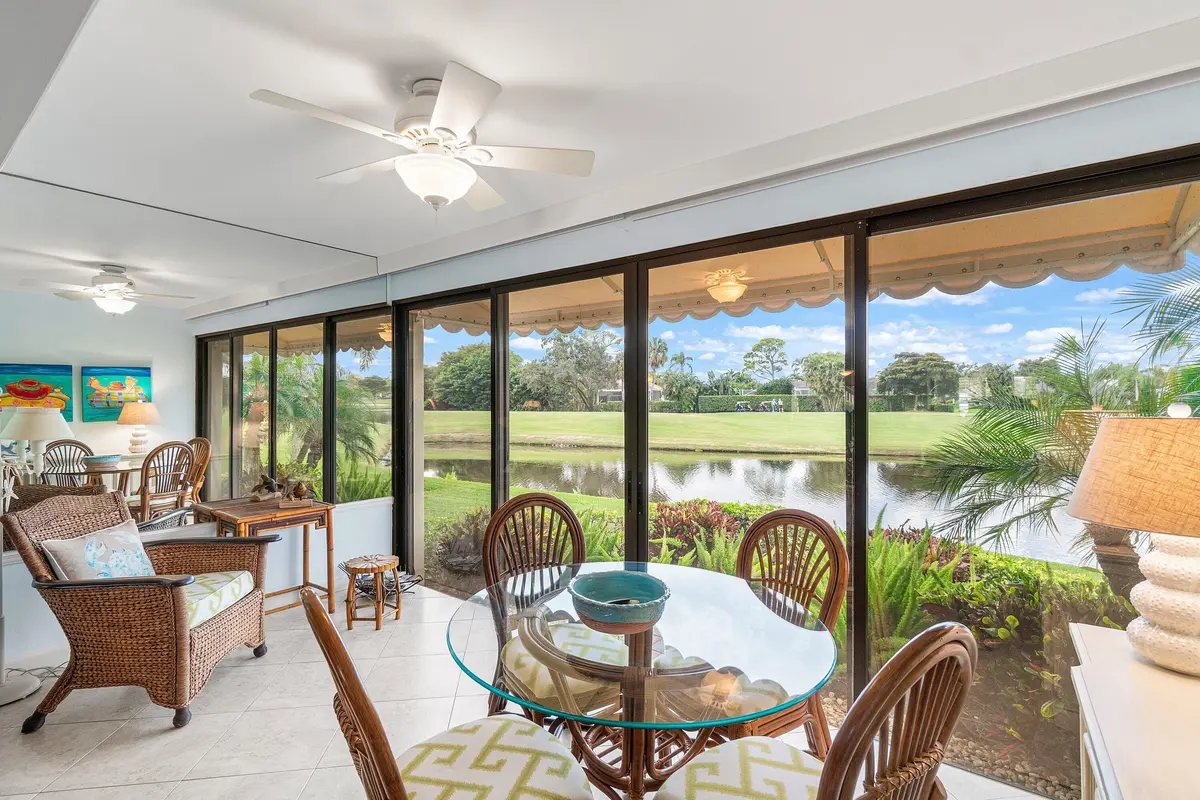 Casual living area at 3587 Quail Ridge Drive Bobwhite A, Boynton Beach