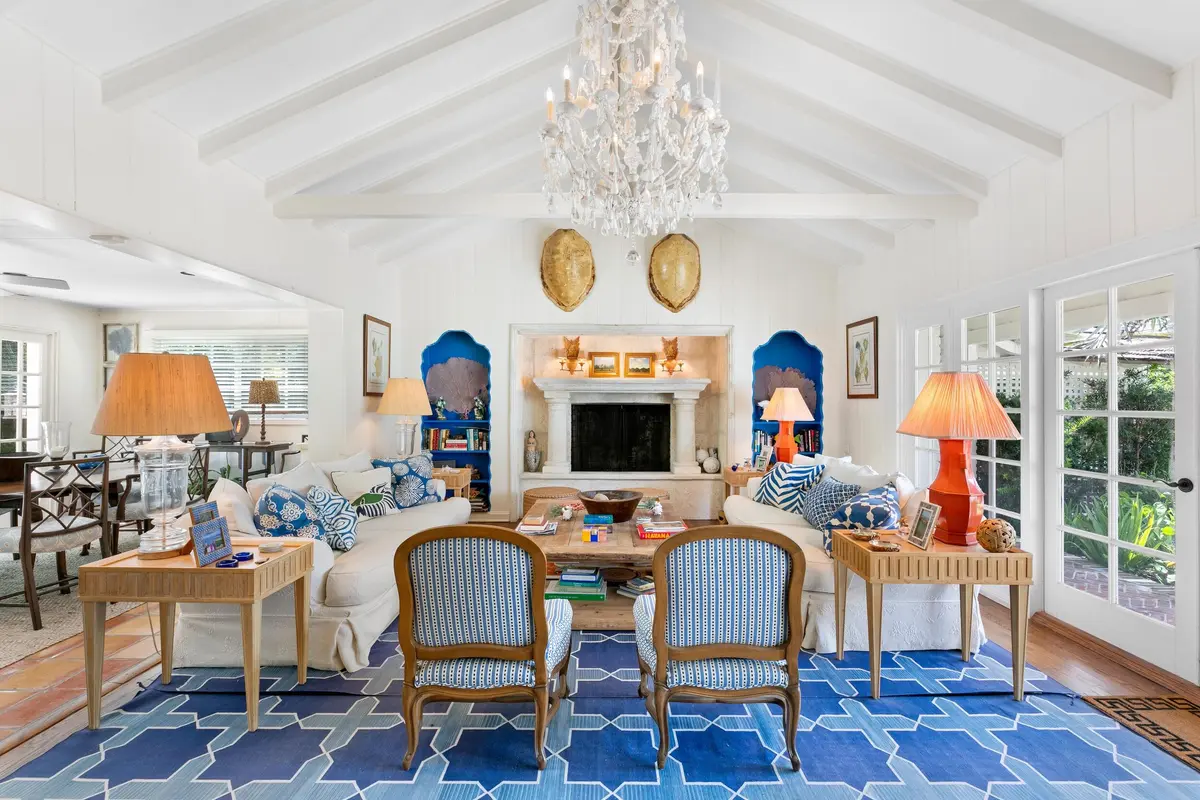 Living Room at 285 Orange Grove Road, Palm Beach