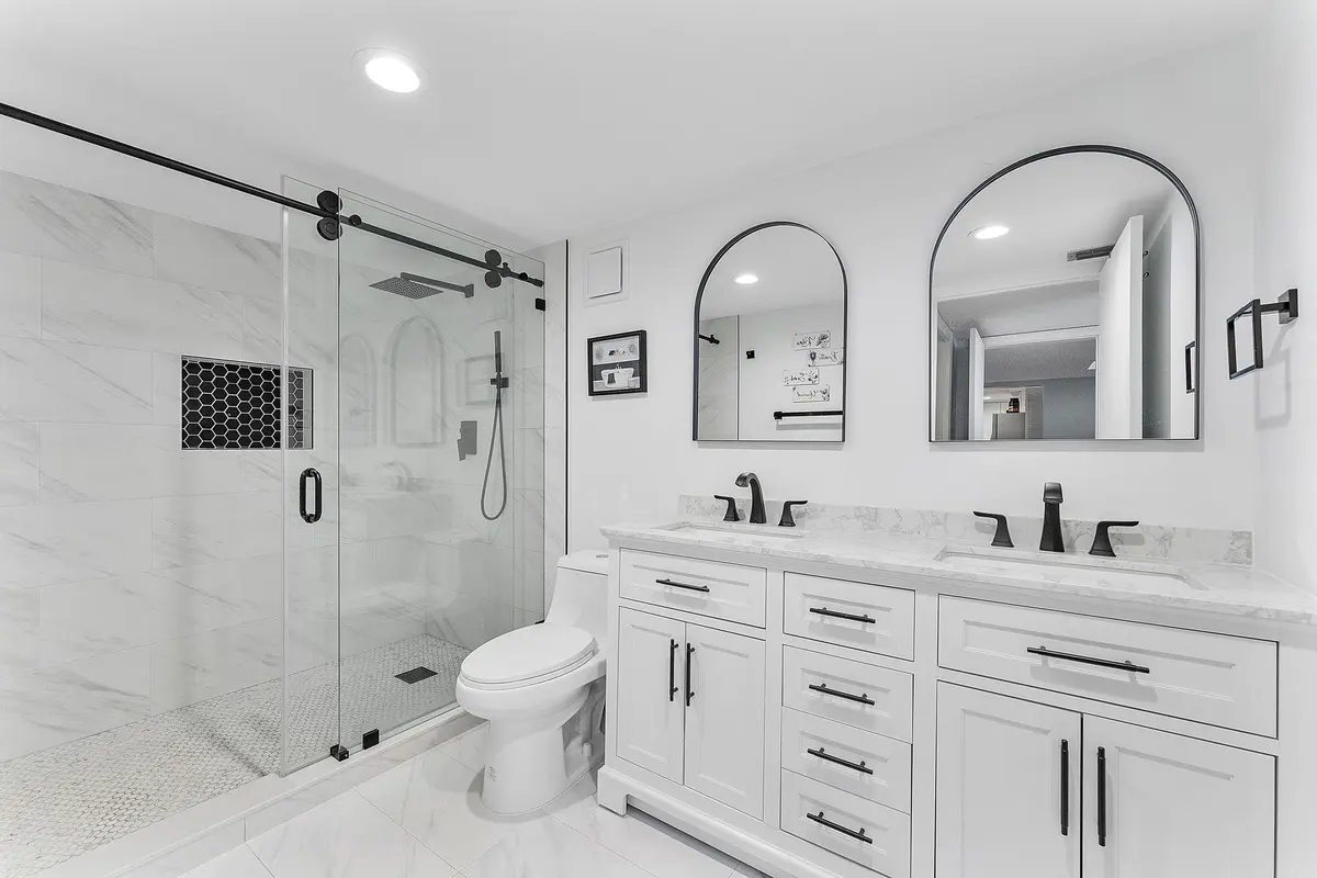 Primary Bathroom at 16475 Golf Club Road 207, Weston