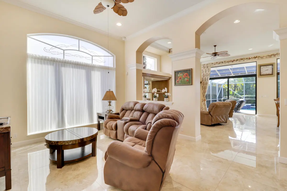 Living Room at 8216 Cypress Point Road, West Palm Beach