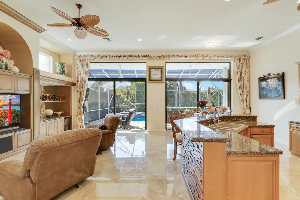 Entrance to Family Room at 8216 Cypress Point Road, West Palm Beach