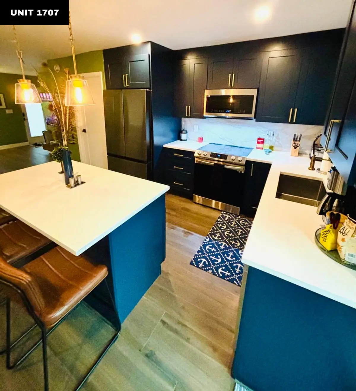 Unit 1 Kitchen at 1707 SW 24th Street 1-2, Fort Lauderdale