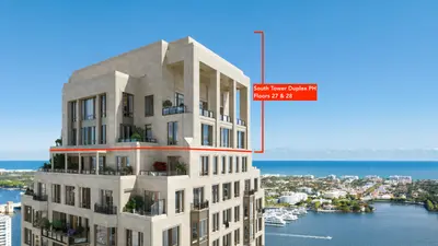 1355 S Flagler Drive South Tower Duplex Ph, West Palm Beach – Condominium for sale