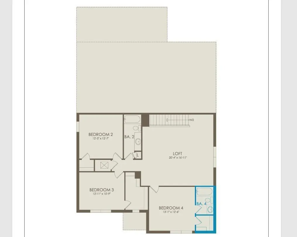 2nd Floor plan at 9705 SW Meridian Way, Stuart