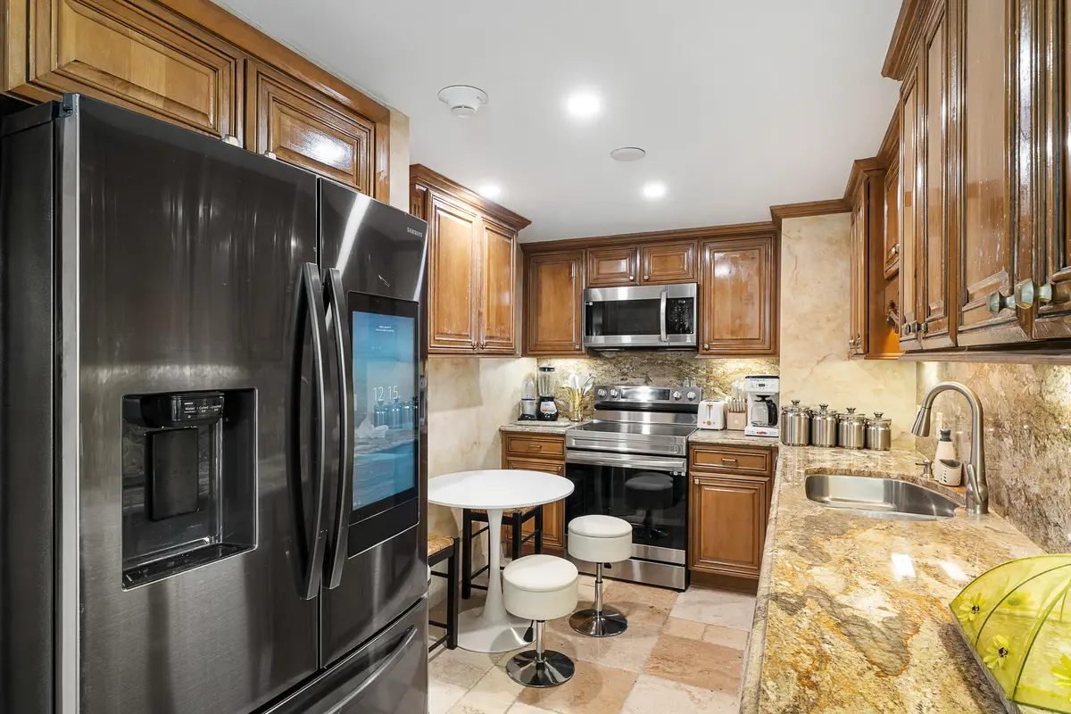 Kitchen at 5600 N Flagler Drive 605, West Palm Beach